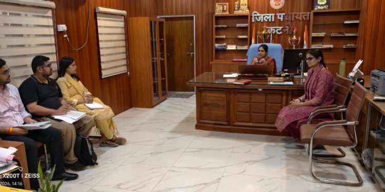 कटनी में ग्रामीण नल-जल योजनाओं को लेकर बड़ा एक्शन 💧 CEO हरसिमरनप्रीत कौर ने दिए सख्त निर्देश WASH समिति की बैठक