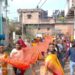 *🌟हर्रैया से शारदा धाम विजय राघवगढ़ मंदिर तक 51 मीटर की विशाल चुनरी यात्रा निकाली गई🌟*