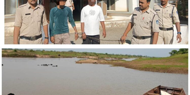 नदी किनारे चर्चित जुआ फड़ पर पुलिस की छापामार कार्रवाई से जुआरियों में मचा हड़कंप, नाव और ट्रैक्टर मालिक भी शामिल..!