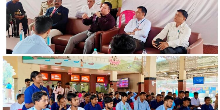 रेल जन संवाद में लोकल ट्रेन से लेकर रात्रि में ऑटो चालक की मनमानी,शराबी नशेड़ियों की अड़िबाजी सहित कई विषय आए सामने…! नर्मदापुरम की मीडिया ने सीनियर डीसीएम को रेलवे के गंभीर विषयों से कराया अवगत,स्टेशन परिसर की स्वच्छता पर जताया संतोष..! वीडियो