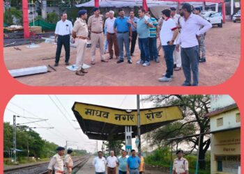 *आगामी वर्षी मेले की तैयारियों का पुलिस अधिकारियों ने किया निरीक्षण*