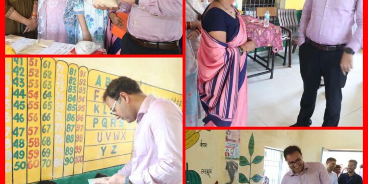 कलेक्टर तिवारी का आंगनवाड़ी में सरप्राइज निरीक्षण! नन्ही तन्वी ने सुनाया ‘अ से अनार, आ से आम’ ❤️