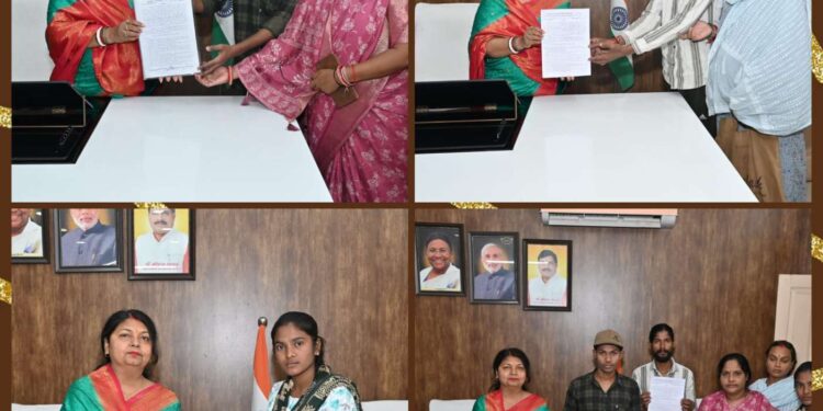 *दिवंगत कर्मचारियों के परिवारों के लिए उम्मीद की नई किरण बनी अनुकंपा नियुक्ति* *महापौर श्रीमती प्रीति संजीव सूरी ने तीन आश्रितों को सौंपे नियुक्ति आदेश, परिवारों को मिला आत्मनिर्भरता का संबल*