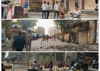 अग्रवाल बिल्डिंग पर कार्रवाई से पहले प्रशासन अलर्ट, दोनों ओर आवाजाही रोकी गई