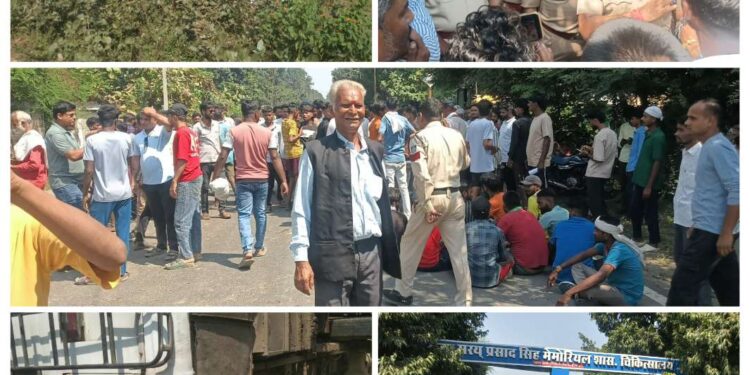 *🌟विजयराघवगढ़ के बंजारी से पिपरा रोड पर बस अनियंत्रित होकर पलटी 16 वर्षीय छात्रा की मौत, 8 गंभीर घायल; आक्रोशित लोगों ने किया चक्का जाम भारी पुलिस बल तैनात प्रशासनिक अधिकारियों की समझाइस के बाद खुला जाम।🌟*