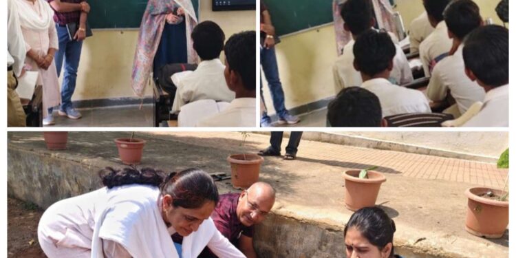 बड़गांव हाईस्कूल में जिला पंचायत CEO का औचक निरीक्षण! विद्यार्थियों से पूछे सवाल, मध्यान्ह भोजन की गुणवत्ता भी परखी