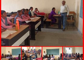 विद्यार्थियों को केंचुआ खाद निर्माणका तकनीकी प्रशिक्षण दिया गया।