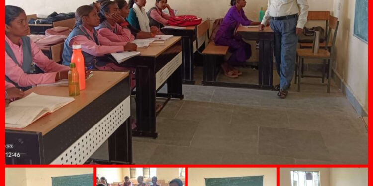 विद्यार्थियों को केंचुआ खाद निर्माणका तकनीकी प्रशिक्षण दिया गया।