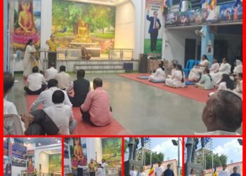 *समता बुद्ध विहार में मनाया गया धम्मचक्र प्रवर्तन दिवस* *डॉ. बाबासाहेब आंबेडकर के धम्म क्रांति के संदेश को जीवन में अपनाने का आह्वान*