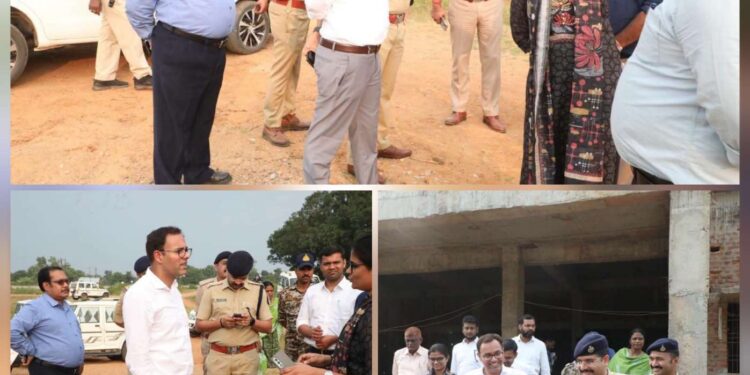 कलेक्टर ने बडवारा में 60 लाख की लागत से निर्माणाधीन बस स्टैंड भवन का किया औचक निरीक्षण तय समय-सीमा में गुणवत्तापूर्ण निर्माण सुनिश्चित करने के दिए निर्देश