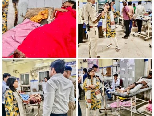 शीतला माता मंदिर के प्रवेश द्वार पर दुःखद सड़क दुर्घटना 14 श्रद्धालुओं की मृत्यु, घायलों का उपचार जारी