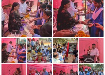 *नवरात्र पर बालिका शिक्षा को नगर निगम ने समर्पित किए 1.37 करोड़, विधायक श्री जायसवाल के हाथों महापौर ने कराया पुरवार स्कूल के नवीन भवन का भूमिपूजन*