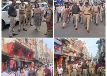*कलेक्टर,एसपी और निगमायुक्त ने किया दुर्गा प्रतिमा विसर्जन मार्गों का निरीक्षण*