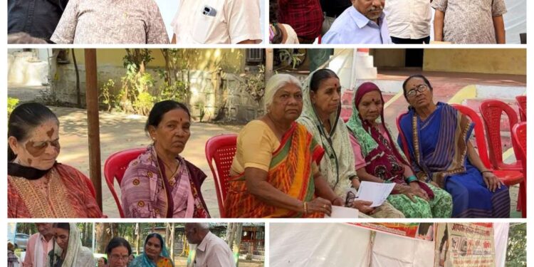 *वृद्धाश्रम में स्वास्थ्य शिविर संपन्न, 90 बुजुर्गों का हुआ स्वास्थ्य परीक्षण*